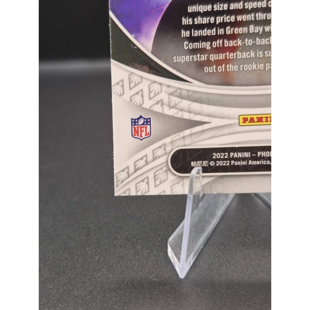 2022 Panini Phoenix Christian Watson #RIS-9 Rookie Rising Silver (RC) Packers - Picture 10 of 10